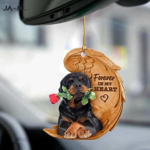 Home Decoration Ornaments Cute Animal Kawaii Accessories 2021 Rose Angel Wing Car Hanging Decorations Backpack