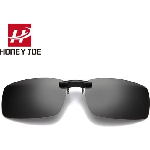 Vintage Polarized Clip On Sunglasses Driving Sun Glasses Men Women Day Night Vision Lens For Myopia Glass Eyeglasses Eyewear