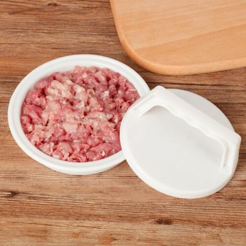1 Set Hamburger Press Hamburger Meat Beef Grill Press Food-Grade Plastic Burger Press Patty Maker Mold Mould Kitchen Tools