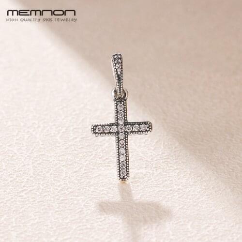 2018 Winter Classic Cross Pendant charms 925 sterling silver dangle bead fit bracelets necklace DIY Jewelry for Christmas Gift