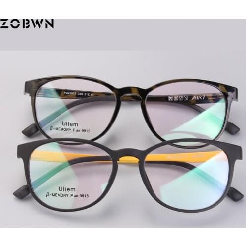 2020 hot sale Women Eyeglasses Frame ladies Eye Glasses super light thin Optical Glasses Frame Oculos Feminino Masculino black