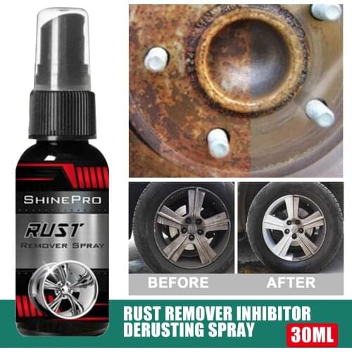 30ml Rust Remover Inhibitor Derusting Spray Car Maintenance Cleaning Tool Accessories Rim Care