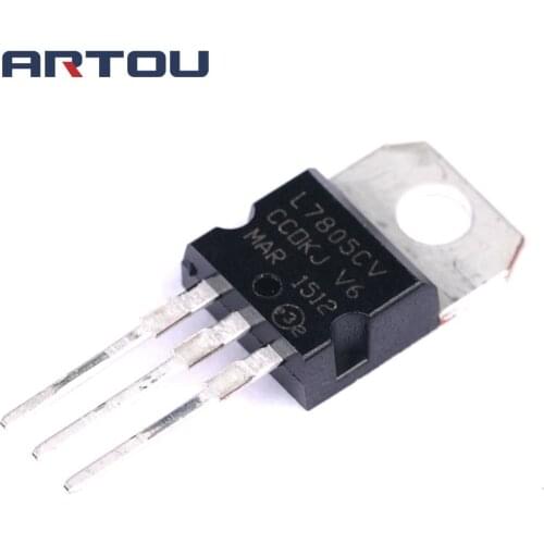 5PCS L7805CV 7805 Positive-Voltage Regulators TO-220