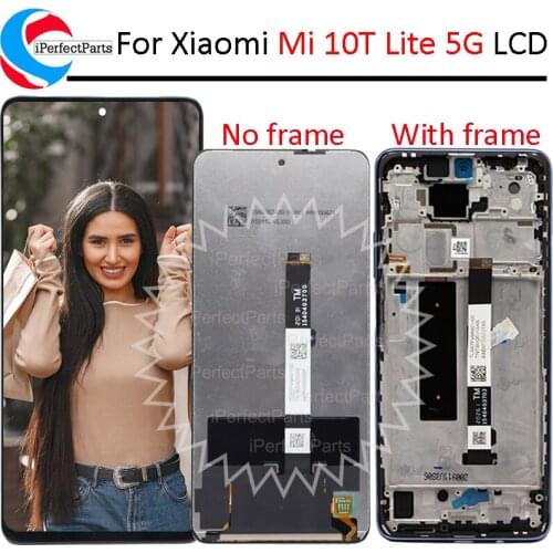 6.67" For Xiaomi Mi 10T Lite 5G LCD Display With Touch Screen Digitizer Assembly For Mi 10t lite 5g lcd M2007J17G