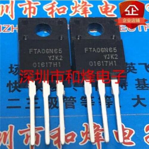 Free shipping 50PCS FTA06N65 TO-220F