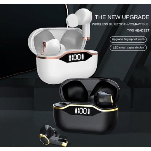 Wireless Bluetooth-compatible 5.0 TWS Earphone Mini Earbuds With charging BOX noise canceling Sport Headset For smartphone