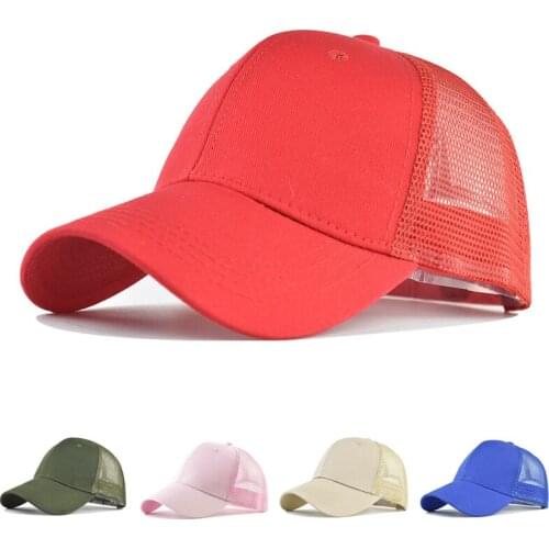 Unisex Spring Summer Outdoor Baseball Sun Hats Snapback Men Sports шапка Girls Breathable Gorras Women Mesh Caps для женщин