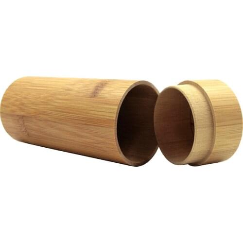 Natural Bamboo Wood Sunglass Case Anti-Scratch Glasses Protector Contrainer Box Holder for Women Men