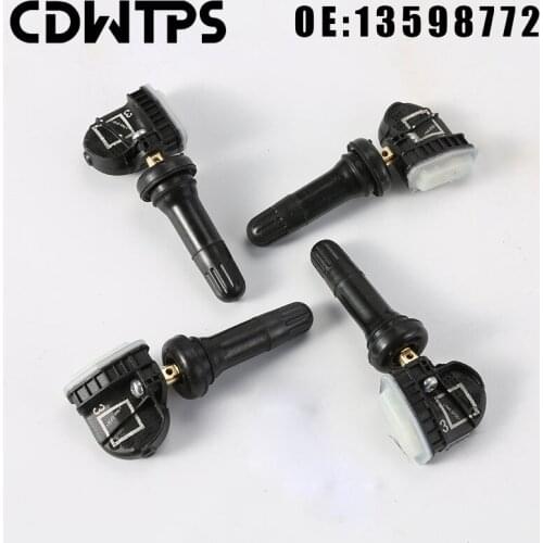 4 Pieces Tire Pressure Sensor TPMS 13598772,13586335,15123145 315mhz For Buick Cadillac Chevrolet GMC Pontiac Saturn