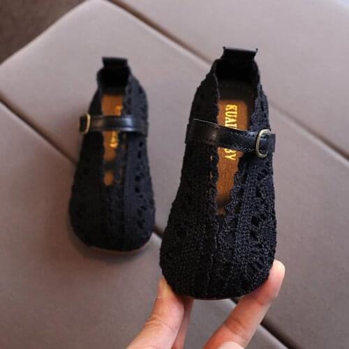 Spring Autumn Kids Princess Flat Shoes Girls Lace Belt Children Dance Shoes Baby Toddler Girl Shoes Kids