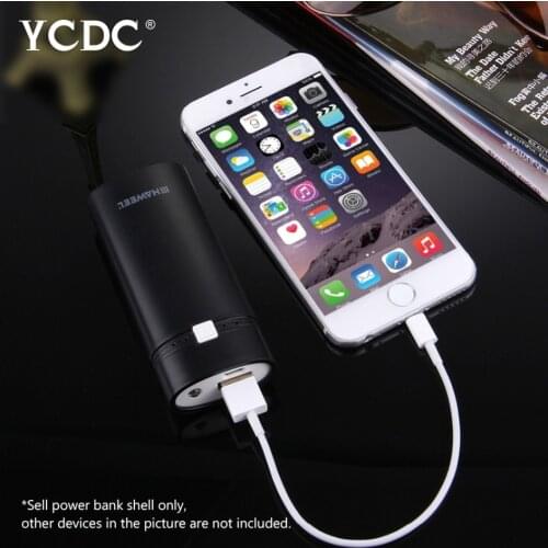 ABS 18650 Battery Holder Charger Box Case Flashlight Power Bank Shell For 2/4x 18650 Li-ion cell Rechargeable Battery 2/4 Slots