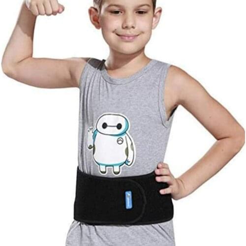 Kids Waist Belt Brace Support Abdominal Binder Hernia Band for Children Waist Back Pain Relief Dance Yoga Volleyball Basketball