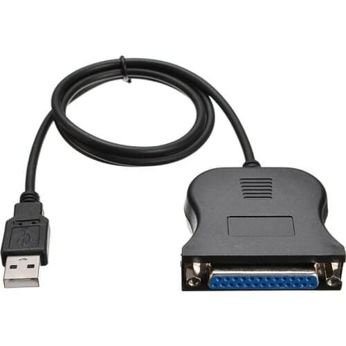 For IEEE 1284 Printer 1pc 25 Pin Parallel Port Adapter Cable High Quality USB 2.0 Printer Cable HiUSB To Parallel Adapter