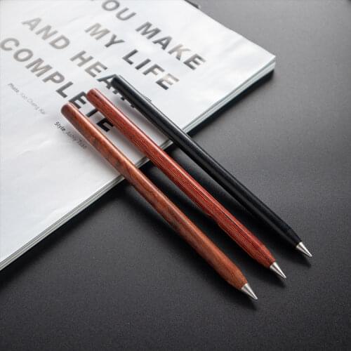 Durable Pencil Inkless Pencil Metal Pencil Eternal Pencil Wooden Metal Gift Pen School Supplies Set Drawing Pencil