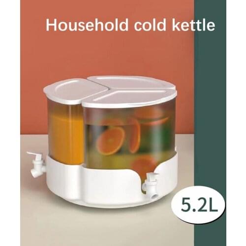 Refrigerator Cold Kettle With Faucet Household Lemonade Bottle Drinkware Cold Water Bottle Container Teapot Water Jugs