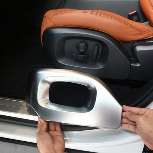 Chrome Car Seat Side Cover Trim For Landrover Range Rover Vogue L405 Autobiography 13-17 For Range Rover Sport 14-17 Car Styling
