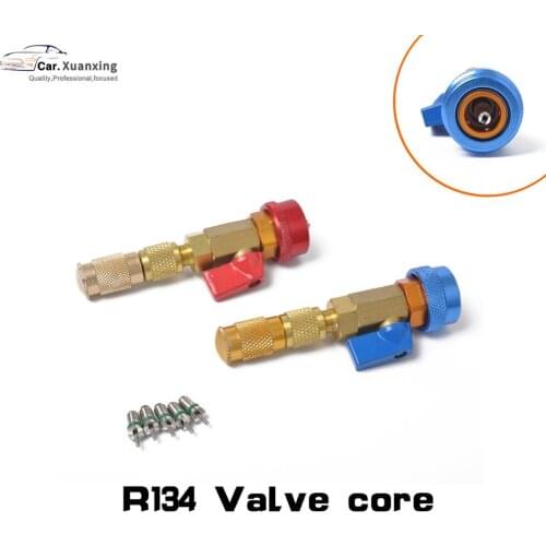 Air conditioning valve core R134A Speed dismounting installer high and low pressure tool