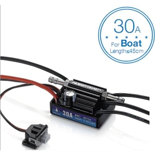Hobbywing SeaKing V3 Waterproof 30A 2-6S Lipo Speed Controller 6V/5A BEC Brushless ESC for RC Racing Boat
