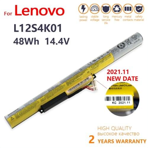 Genuine Lenovo BATTERY L12S4K01 L12L4K01 L12S4E21 L12M4E21 L12M4F02 Laptop Battery For Lenovo Ideapad Z400 Z410 Z500 Z510