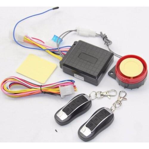 Motorcycle Universal Accessories waterproof remote control MP3 alarm BMW12V dual remote start alarm