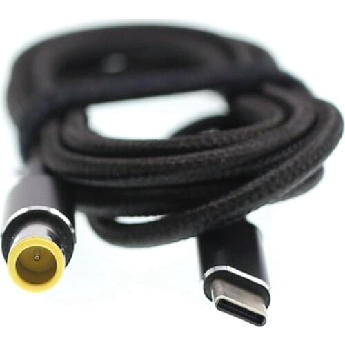 100W USB Type C PD Charging Cable Cord USB C to 7.9x5.5mm Laptop Power Adapter Connector for Lenovo Thinkpad T400 T410 T420 T430