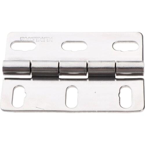 1×Metal Silver Home Furniture Hardware Butt Hinge for Home Door or Window, Cabinet, Tool Box