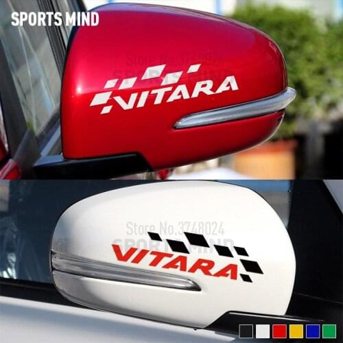 10 Pairs SPORTS MIND Car Styling Automobiles Rear View Mirror Car Stickers Decal For Suzuki Vitara 2018 Exterior Accessories