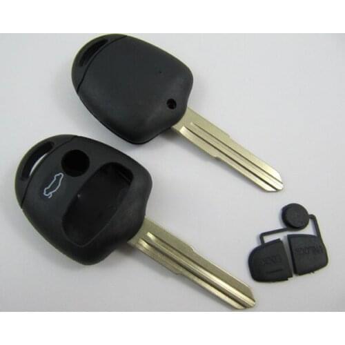 10PCS Replacement 3 Buttons Car Key Blanks Case for Mitsubishi Lancer -EX Outlander Grandis Remote Key Shell
