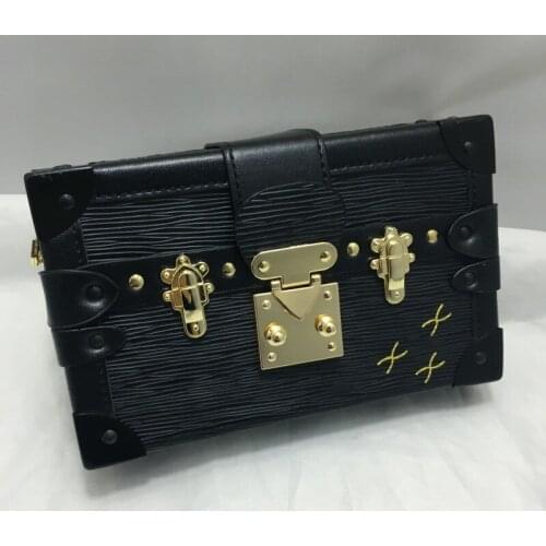 2019 Time-limited Flap Pu Sequined Pocket Single Cell Phone Zipper Shoulder Bags New Package Bag Color Small Retro Xiekua Box