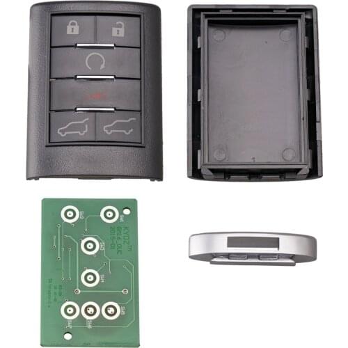 6 Button Car Key For 2007 2008 2009 2010 2011 2012 2013 2014 Cadillac Escalade Remote Key Fob OUC6000066 315MHZ Car Accessories