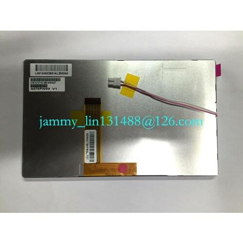 Brand new 7inch TFT LCD A070FW03 V1 A070FW03 V.1 LCD Screen For GPS/E-book Reader,Car DVD Player