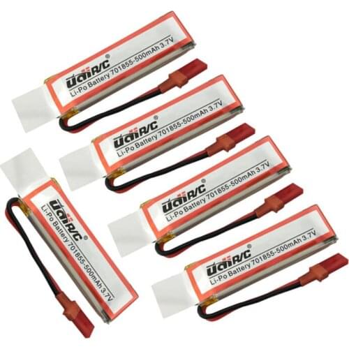 BLL 5PCS Battery UDI U817 U818A U819A U815A V959 V929 V222 V212 S032 H07N H07NC H07NL Helicopter Four Axis 3.7V 500mah Battery