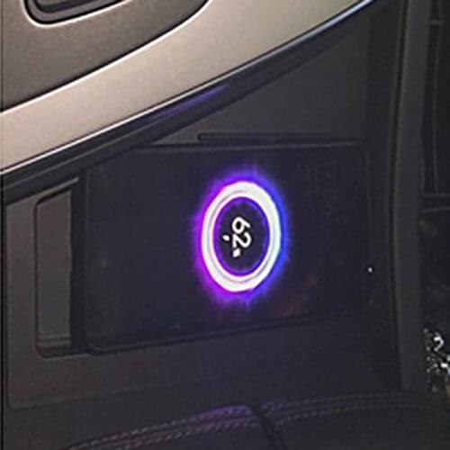 For Audi Q7 2016-2019 15W fast QI wireless charger mobile phone charger phone adapter charging holder accessories for iPhone 11