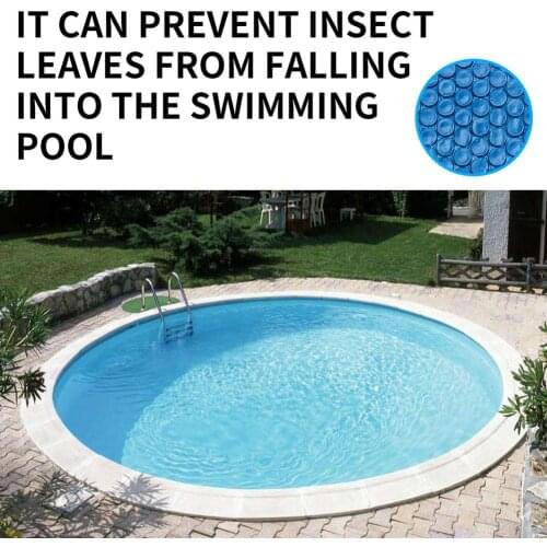 Swimming Pool Solar Tarpaulin Cover 305 Cm Round Durable Heating Covering Film Bubble Cushion For Indoor Outdoor Pool Accessorie