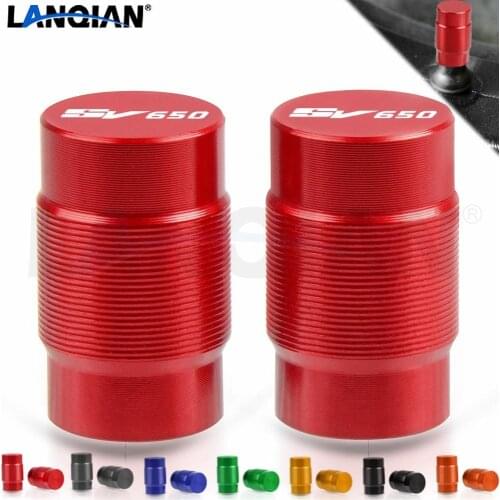 For Suzuki SV650 SV650S Motorcycle Aluminum Wheel Tire Valve Stem Caps Airtight Covers SV 650 650S 1999-2016 2017 2018 2019