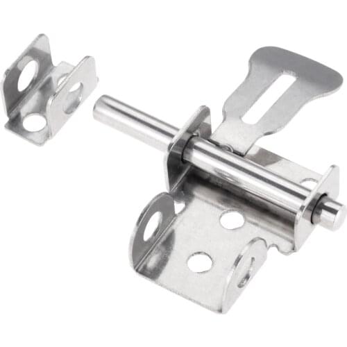 1pc Door Latch Bolt Stainless Steel Barrel Bolt Gate Latch Door Lock Window Slide Bolt Gate Latch