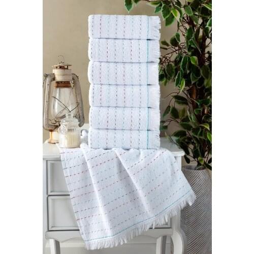 Elegance 6 PCS 50x90 Cm Hand And Face Towel Set