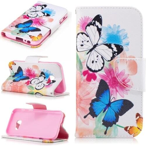 Flip Case for coque Samsung Galaxy A3 2017 A5 A7 2017 Case for fundas Samsung A3 A5 A7 2017 Case Etui Fundas Telefoon Hoesjes
