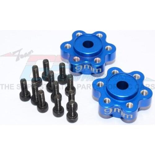 GPM ALUMINIUM 2.2 WHEEL HUB ADAPTERS (9MM THICKNESS) For AXIAL YETI SCORE AX90068 RC Upgrade