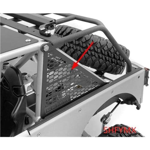 Capo JKMAX Rear Body Cage Metal Guard Net For Remote Control Car JK MAX Option Parts