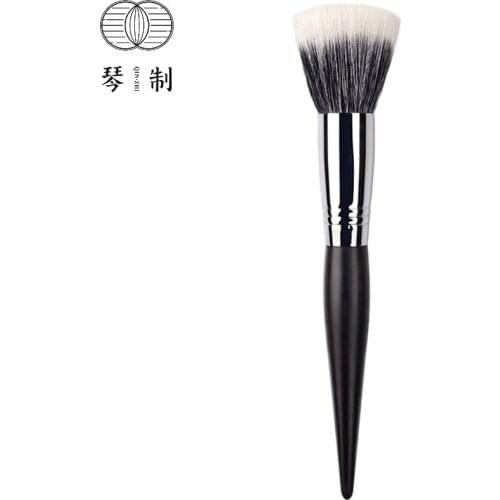 QINZHI Professional Handmade Make Up Brush G080 Multi-task Stippling Brush Soft Saikoho Goat Hair Makeup Brushes