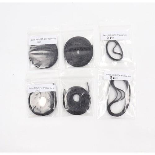 Blurolls Gates 2GT 6mm Open and Loop belt kit for Voron 2.1 3d printer DIY project 250/300/350mm version