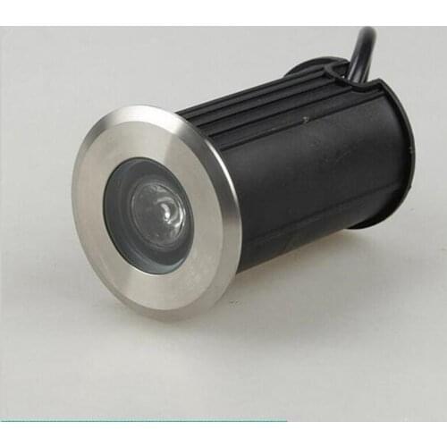 Mini 3W 12VDC / AC85-265V Outdoor Garden Patio Paver Recessed Deck Floor Wall LED Underground Lamp Light Landscape Outdoor