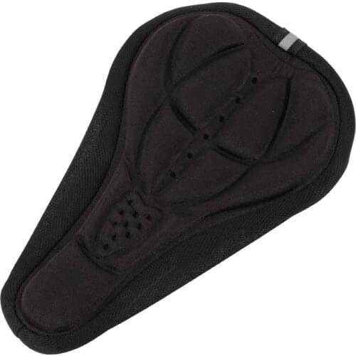 Mountain Bicycle Cycling Bike 3D Gel Silicone Seat Pad Saddle Soft Cushion Cover new