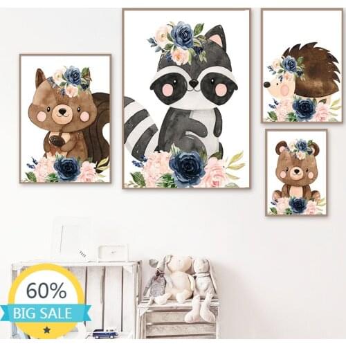 Cartoon Fox Raccoon Bear Rabbit Squirrel Wreath Diamond Painting Mosaic Diamond Embroidery Full Home Decor Cross Stitch Kits
