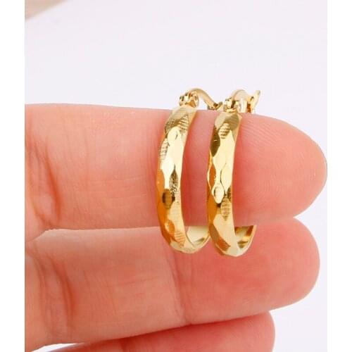 Stainless Steel Small Hoop Earring for Women Gold Color Round Shape Wholesale Ear Accessories Fashion New Jewelry 2021 Hot