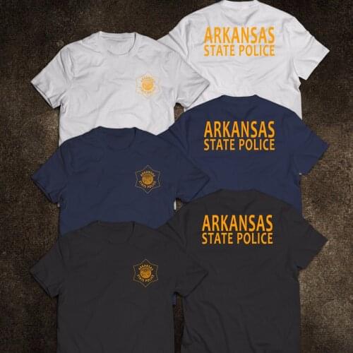 2019 Fashion NEW Police Arkan AR State Police Department Service Tee T-Shirt Tee shirt