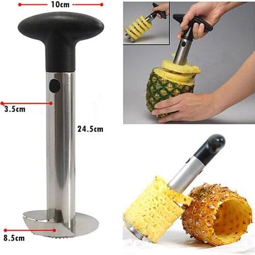 Stainless Steel Pineapple Peeler Cutter Vegetable Fruit Knife Cutter Pineapple Slicer And Corer Kitchen Accessories Kitchen Tool