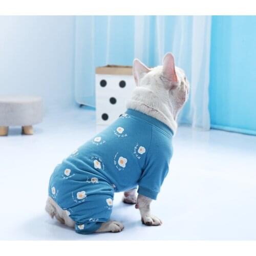 French Bulldog Clothes Winter Warm Dog Jumpsuit Pajamas Pet Clothing Thick Coat For Large Dog S-3XL 3 Color Hoodie Jacket Outfit