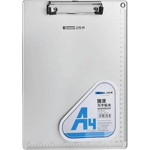Aluminum Alloy A4 Clipboards Portable Clip Board With Centimeter Scales For Memo Paper Files Document Folder Board